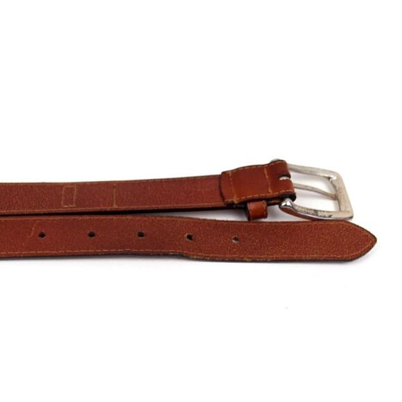 Fossil TAN BROWN GENUINE LEATHER 1"Wd CASUAL DRESS WOMEN'S BELT Sz M (P23 - Picture 13 of 13